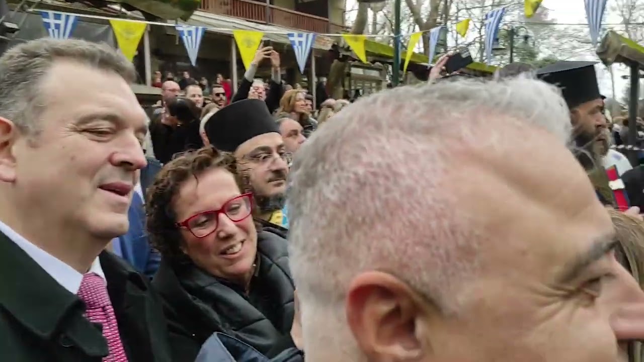 Ο Αγιασμός των Υδάτων στον κατάμεστο Αγ  Νικόλαο Νάουσας