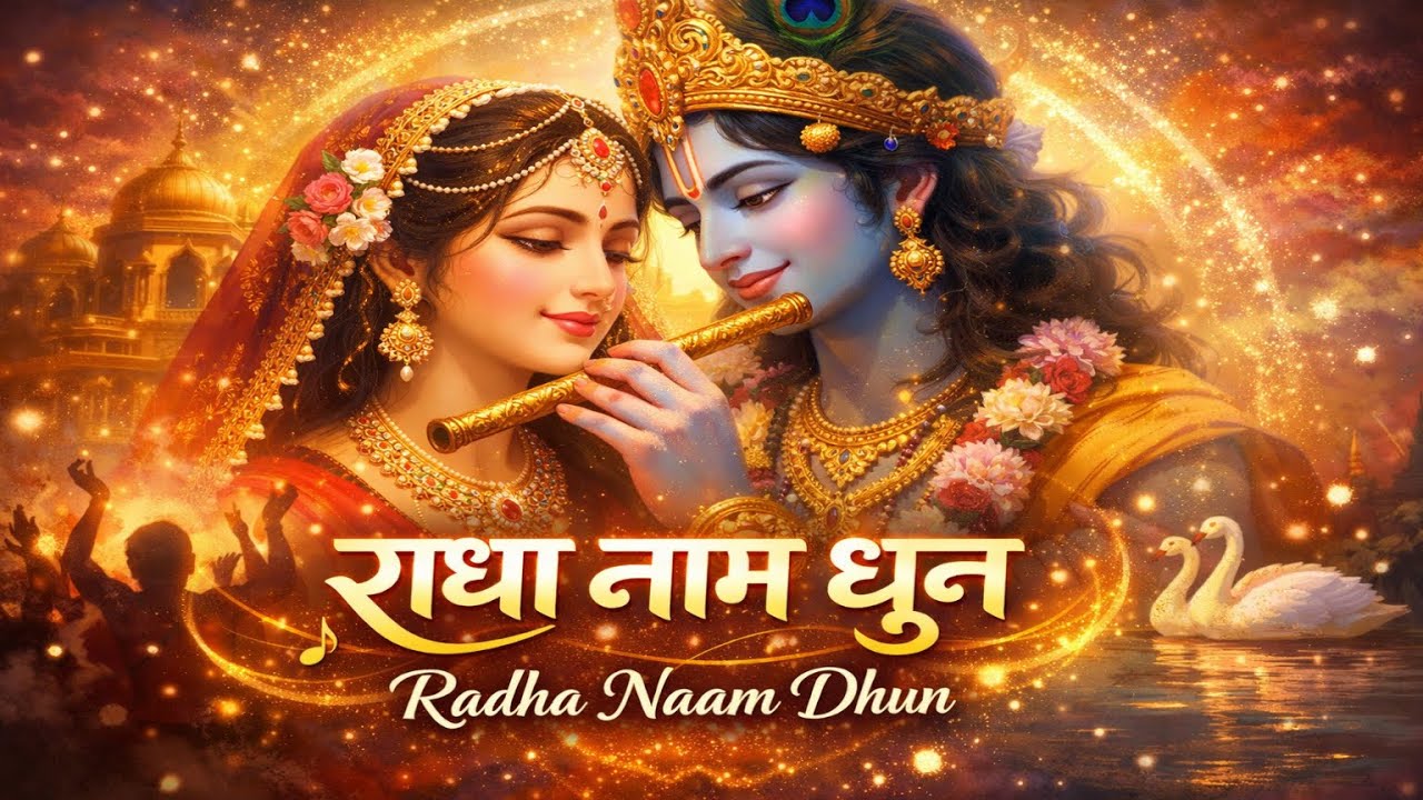 “Radha Naam Jaap – 108 Times | Shanti Dene Wala Radha Naam Sankirtan | Radha Radha”