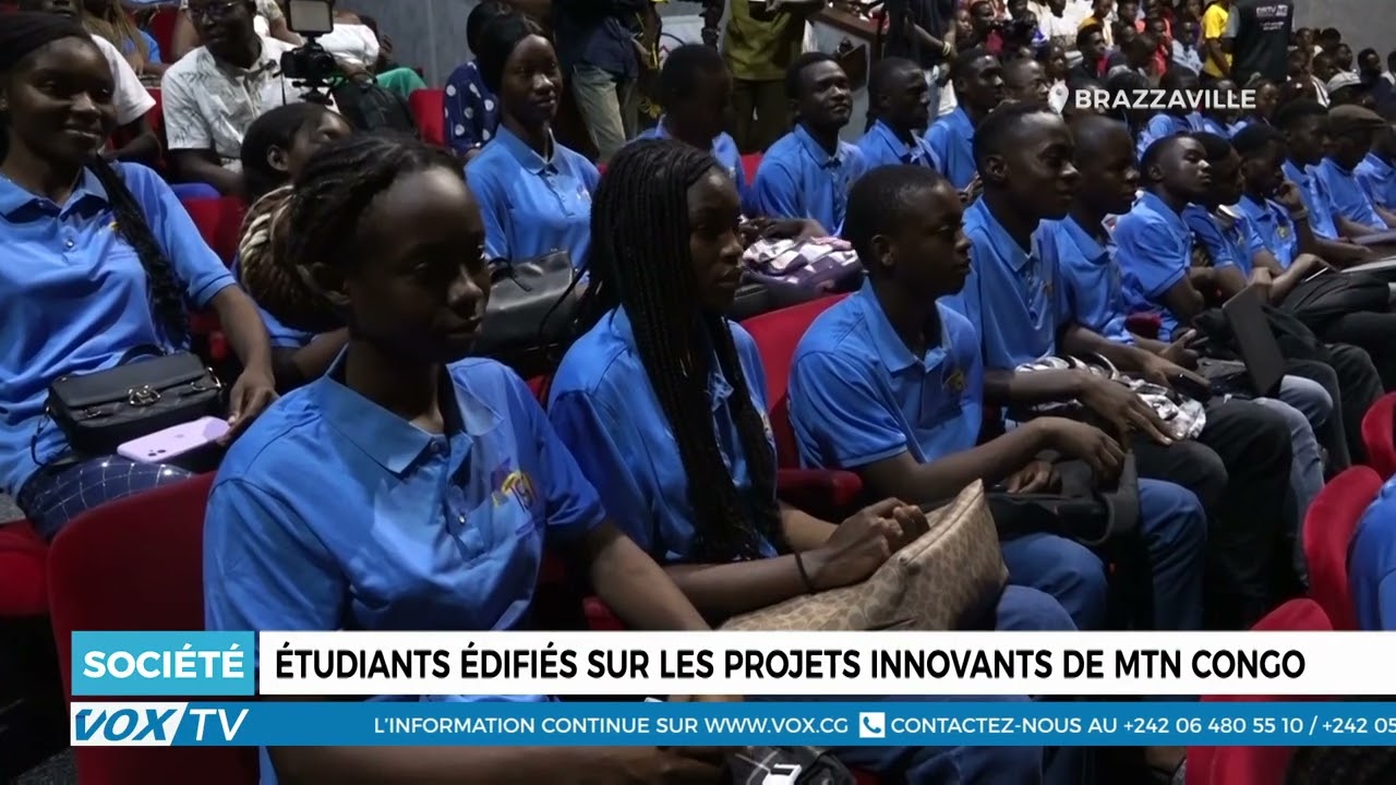 Étudiants édifiés sur les projets innovants de MTN Congo