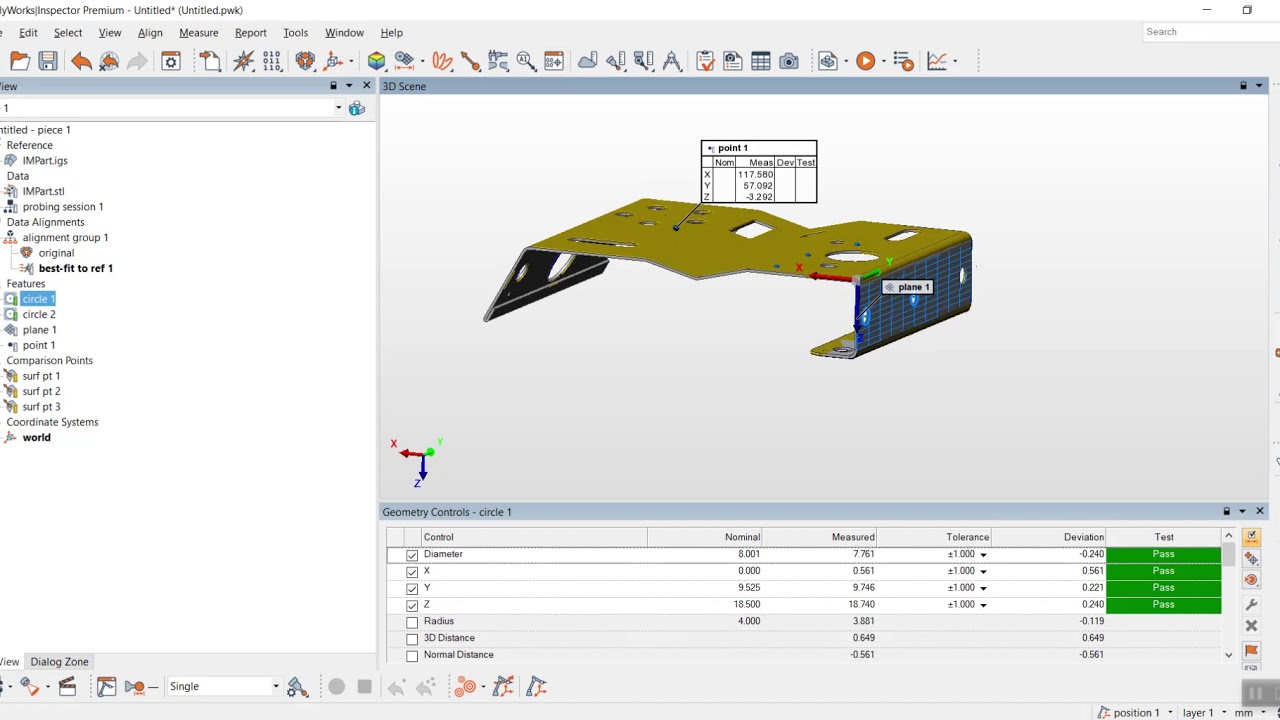 Editar información etiquetas PolyWorks