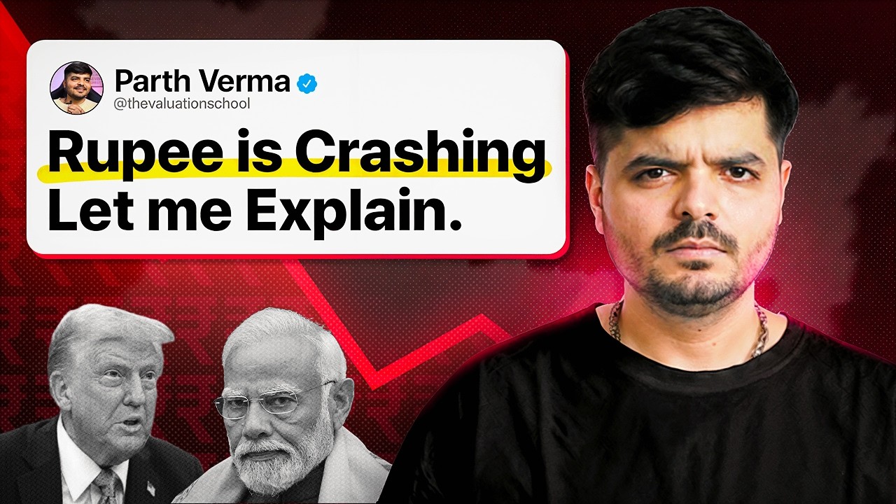 Rupee is at an All-Time Low | Worst Performing Asian Currency, US Deal/Dollar | The Valuation School