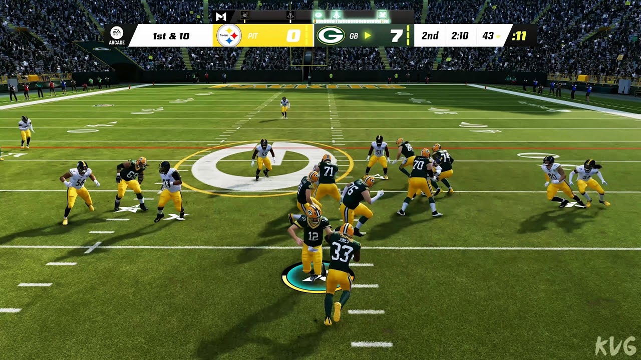 Madden NFL 23 - Питтсбург Стилерз против Грин Бэй Пэкерс - Геймплей (PS5 UHD) [4K60FPS]