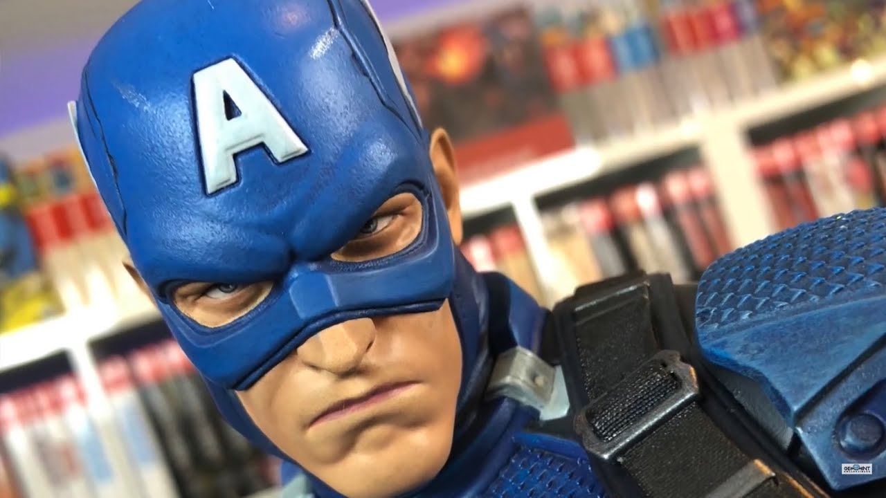 CAPTAIN AMERICA Premium Format (2018) Statue Unboxing & Review
