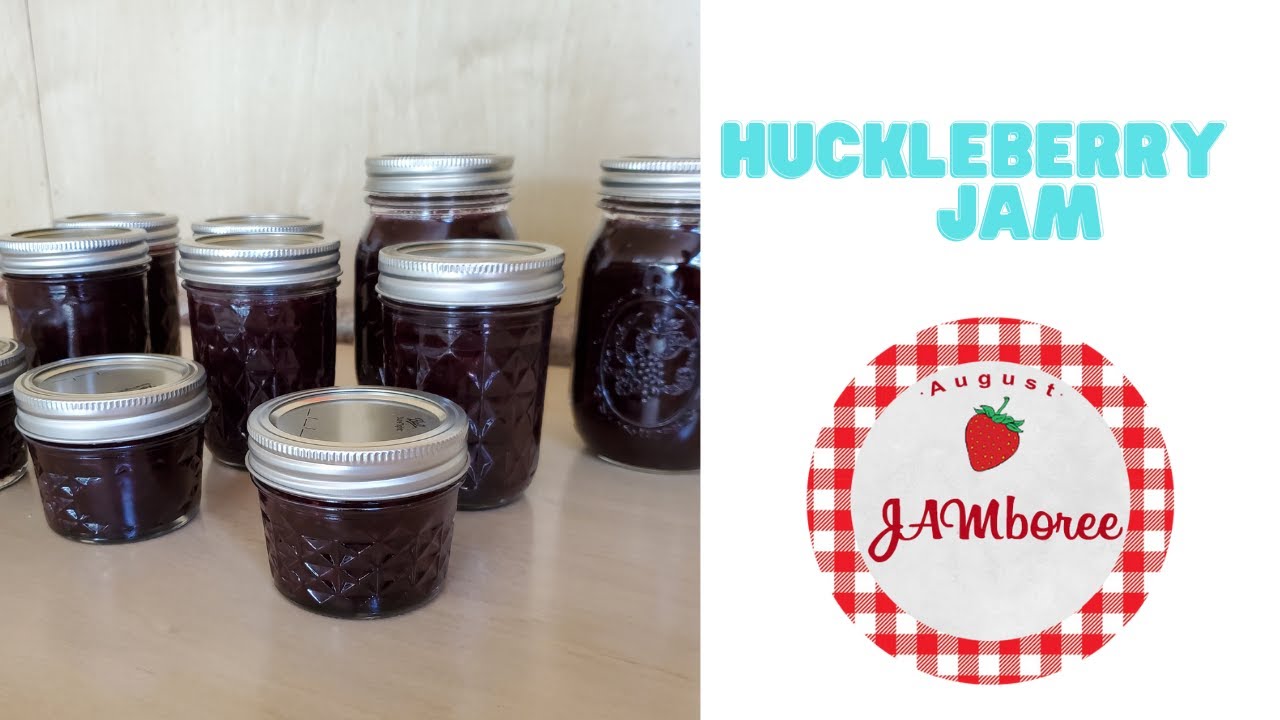 Easy Jam with LESS Sugar --Huckleberry JAMboree!