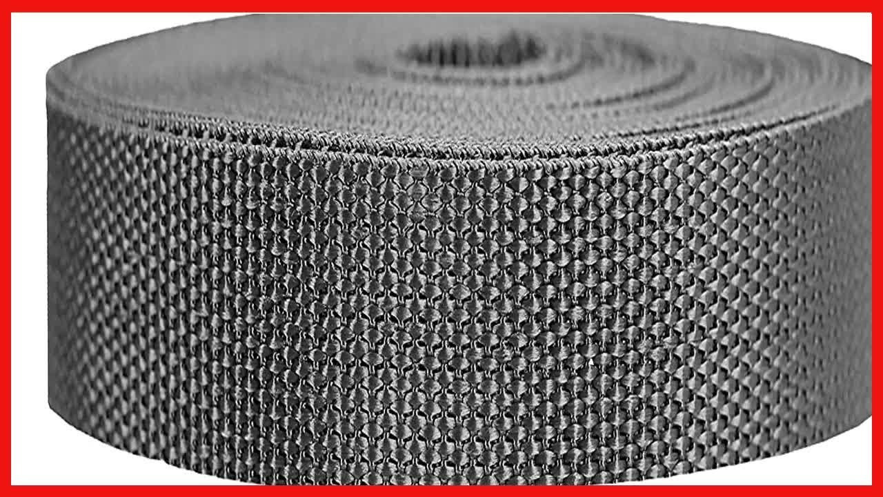 Strapworks Heavyweight Polypropylene Webbing - Heavy Duty Poly Strapping for Outdoor DIY Gear Repair