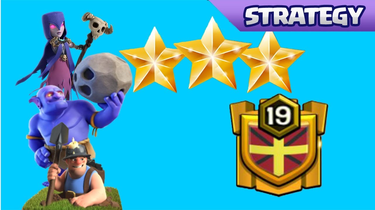 ATTACCHI 3 STELLE CLAN WAR LIV 19 - BOCCIATORI + STREGHE/MINATORI VS TH 11/12 - Clash of Clans War