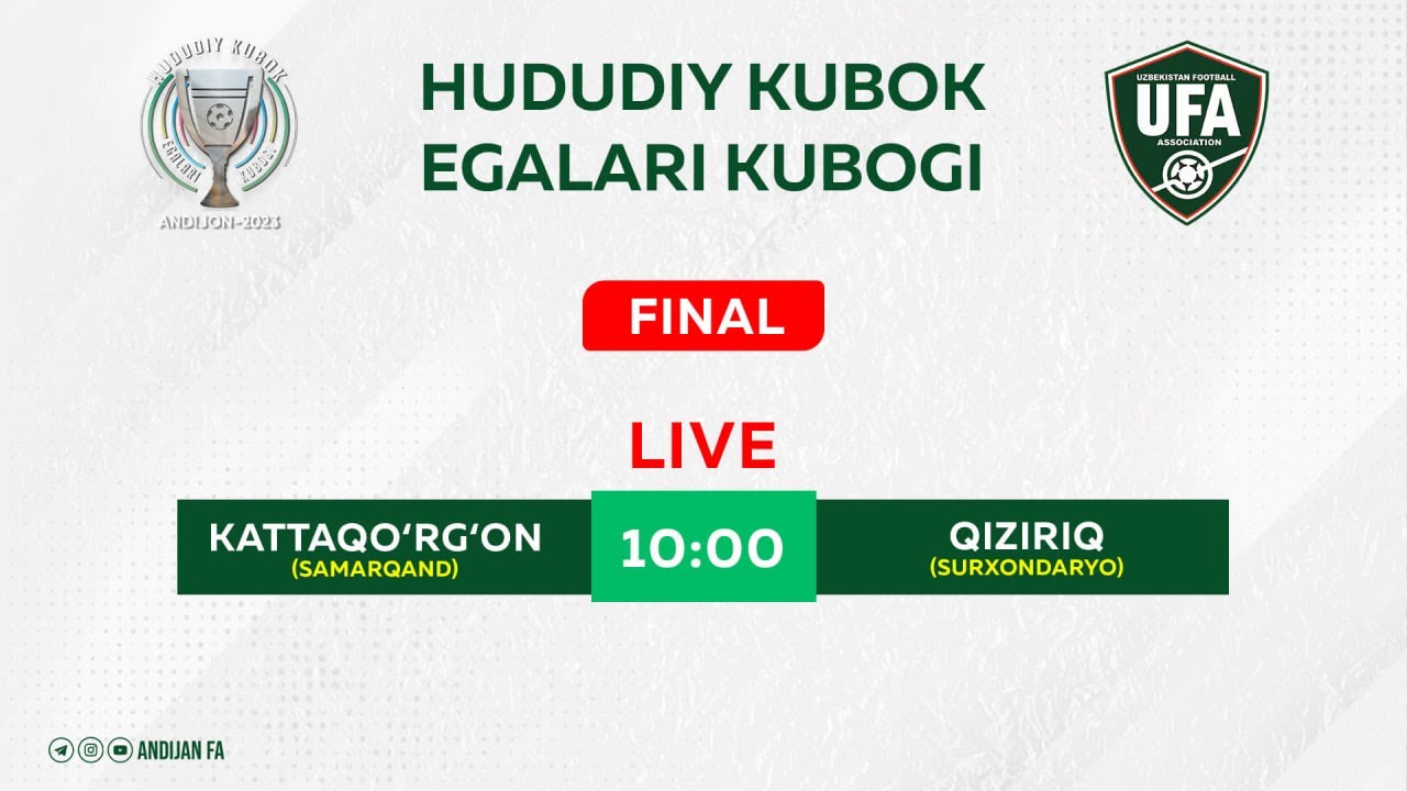 Kattaqo'rg'on - Qiziriq | FINAL | JONLI EFIR