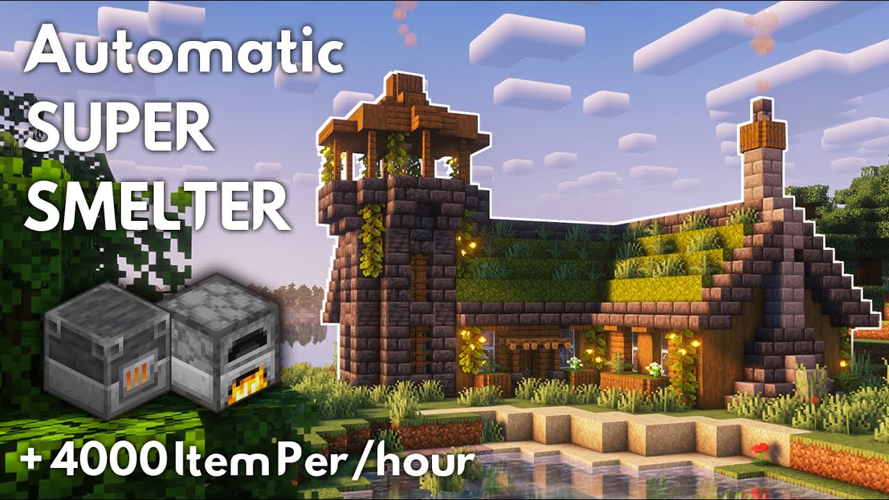 Minecraft SUPER SMELTER Tutorial [1.21] - MINECRAFT TUTORIAL