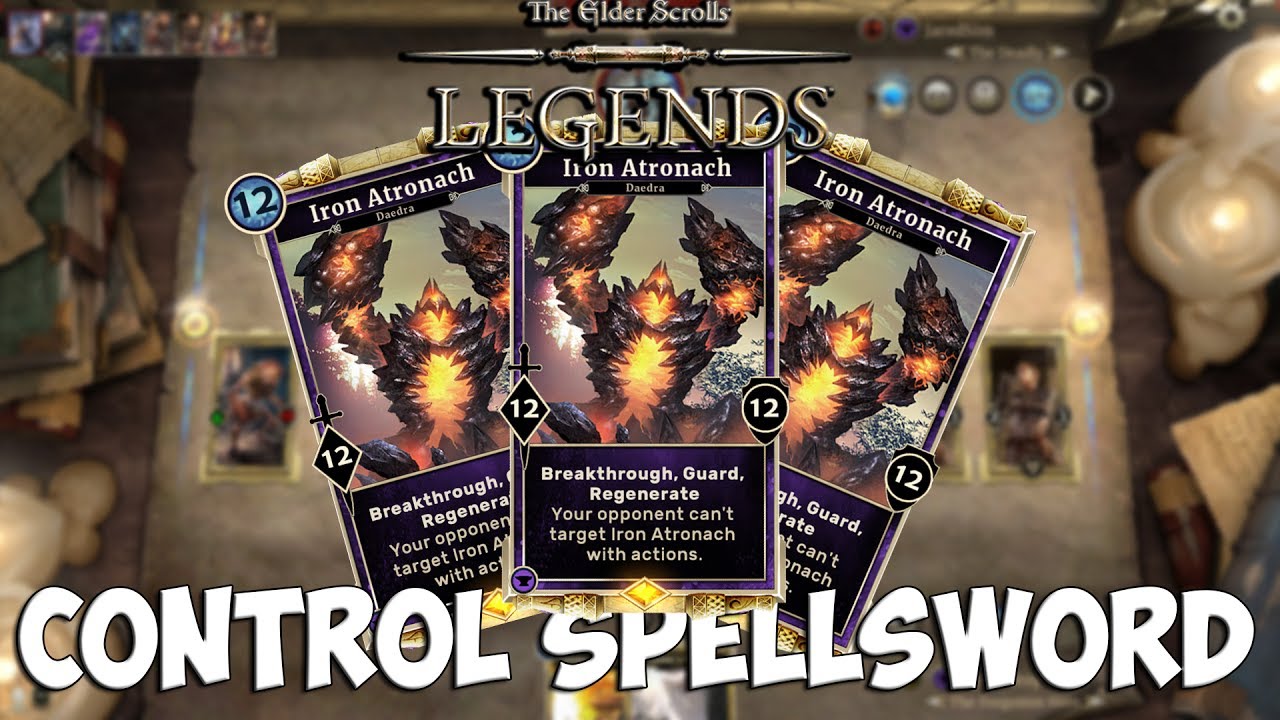 CONTROL SPELLSWORD DECK - The Elder Scrolls: Legends Gameplay w/leeroy
