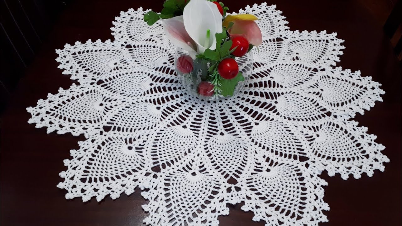 Crochet Pineapple Doily Barbara 2/2  final
