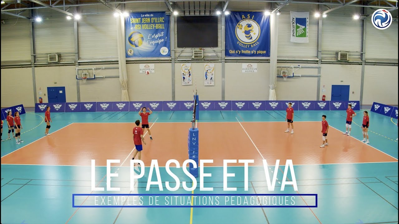 EDUC VOLLEY : Le passe et va - exemples de situations pédagogiques