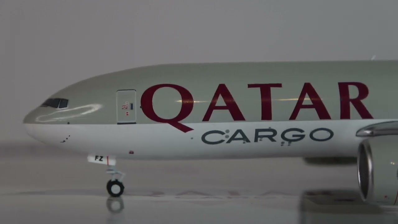 NG Models Qatar Airways Cargo Boeing 777-F Model Unboxing & Review