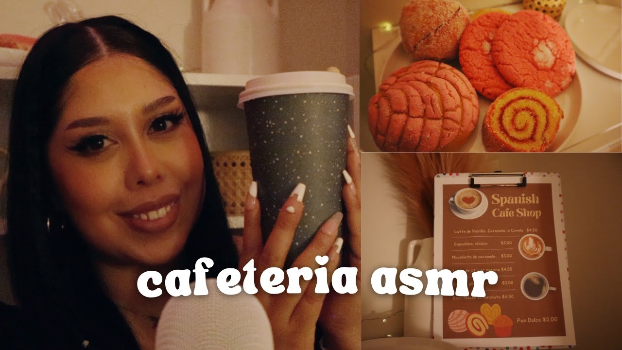 ASMR ESPAÑOL| ✿ CAFETERIA ASMR ☕️SPANISH COFFEE SHOP ROLEPLAY