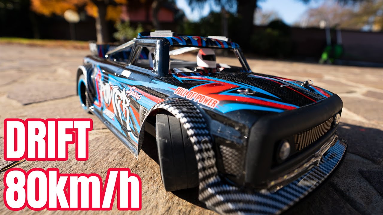 A 80km/h con la WLTOYS 104072 Macchina da corsa Drift scala 1/10 Ready to Run!