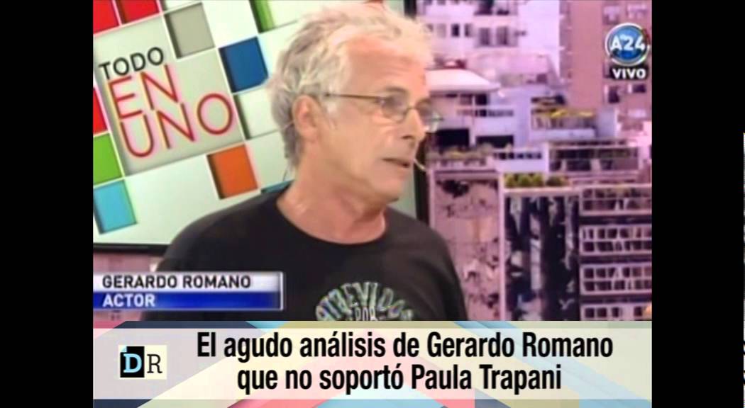 El agudo análisis de Gerardo Romano que no soportó Paula Trapani