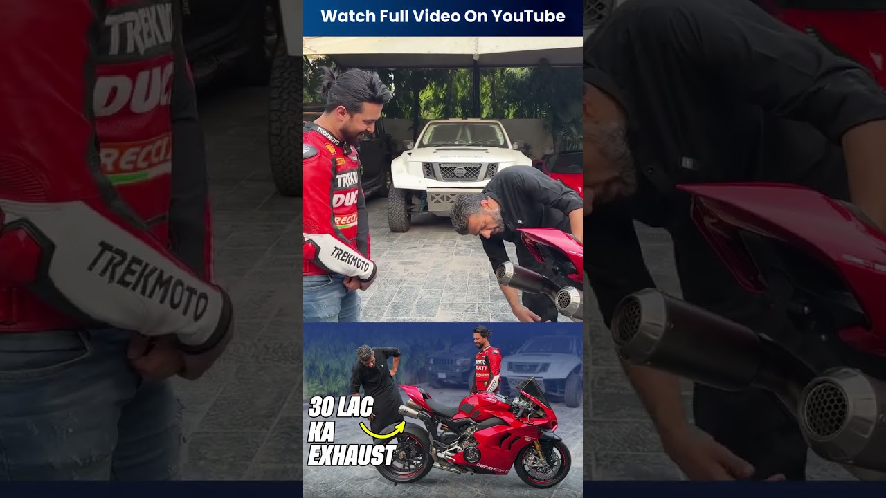 30 Lac Ka Exhaust in this Ducati Panigale V4S!