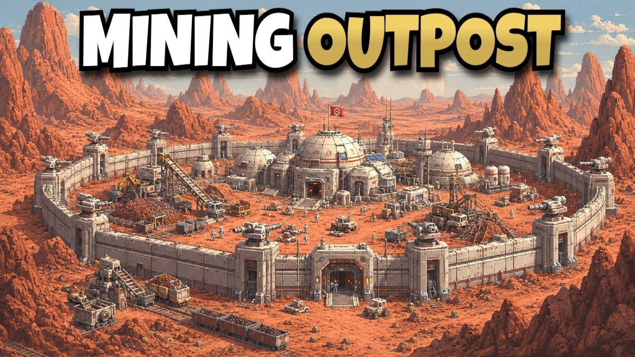 Upgrading my Mining Outpost to Defend Against HORDES of Aliens!