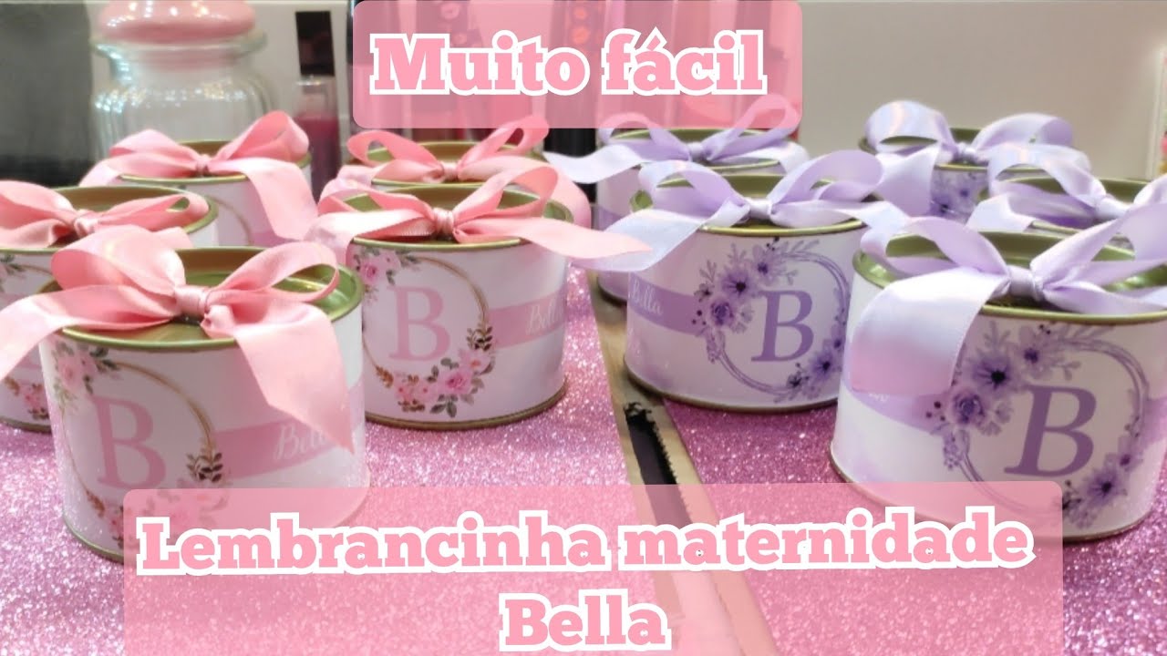 Lembrancinha maternidade Fácil e barata, DIY passo a passo