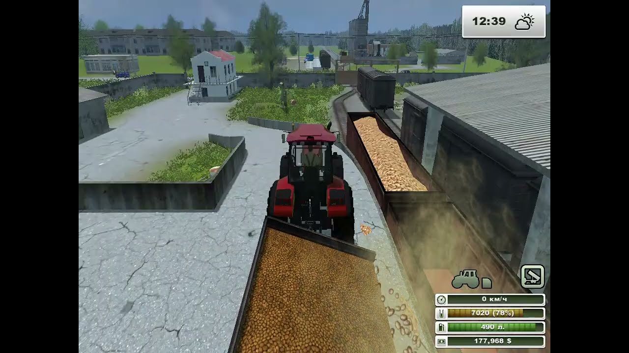 FarmingSimulator 2013.Карта :Бухалово.Уборка картофеля.Серия 46.