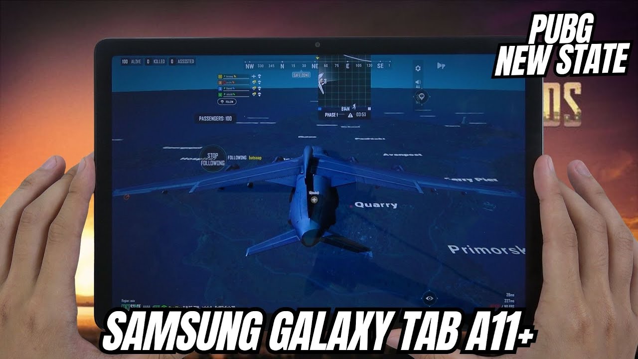 Samsung Galaxy Tab A11 Plus Test Game PUBG NEW STATE | FPS & Graphics | Dimensity 7300