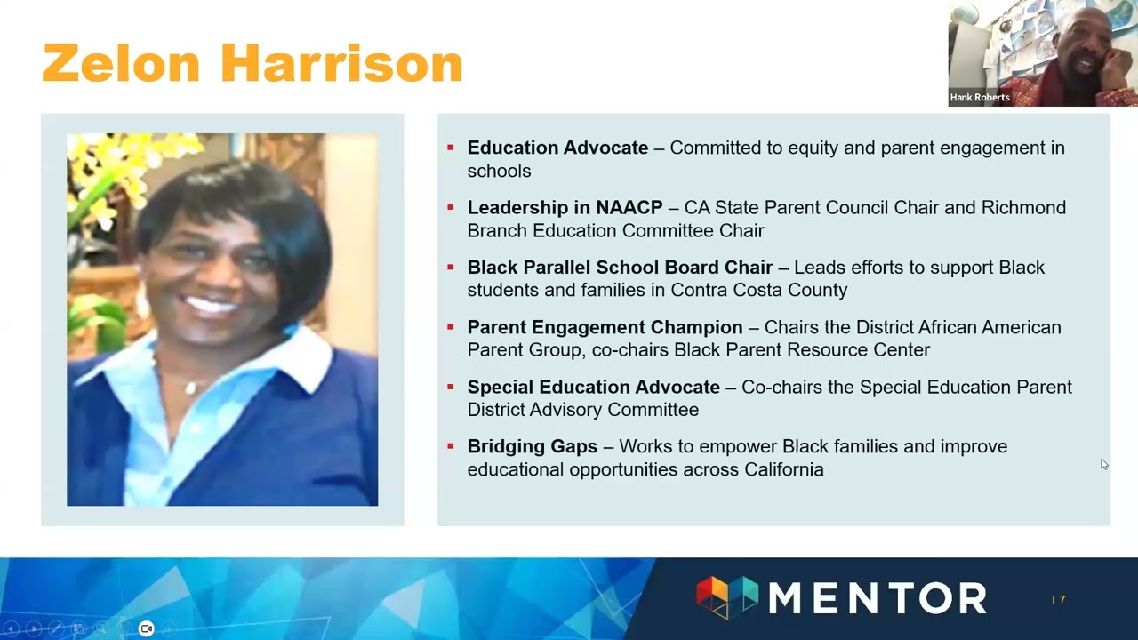 CMWS March 2025: Parent Engagement & Mentoring: Amplifying Parent Voice in Policy & Practice