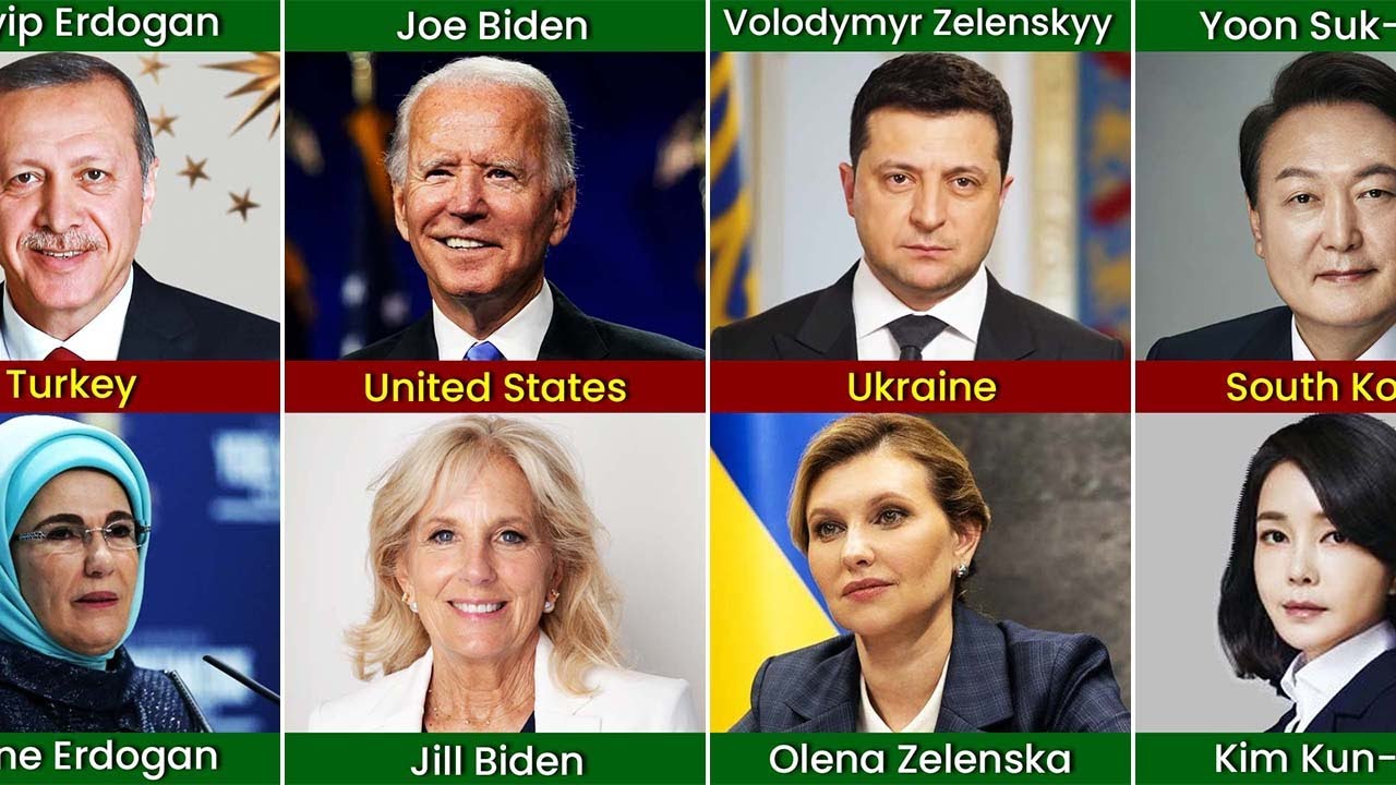 Beautiful Wives of Famous World Leader