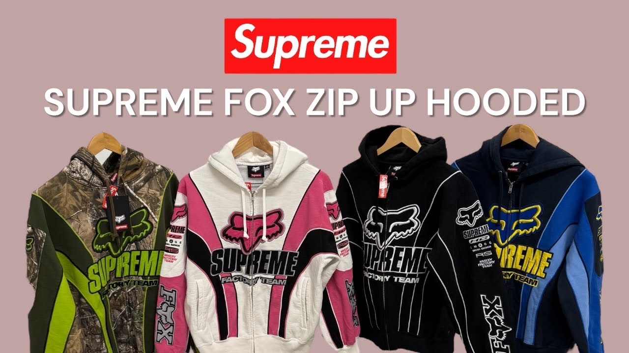 Supreme Fox Racing Zip Up Hooded Sweatshirt FW25 Week 9 - Review