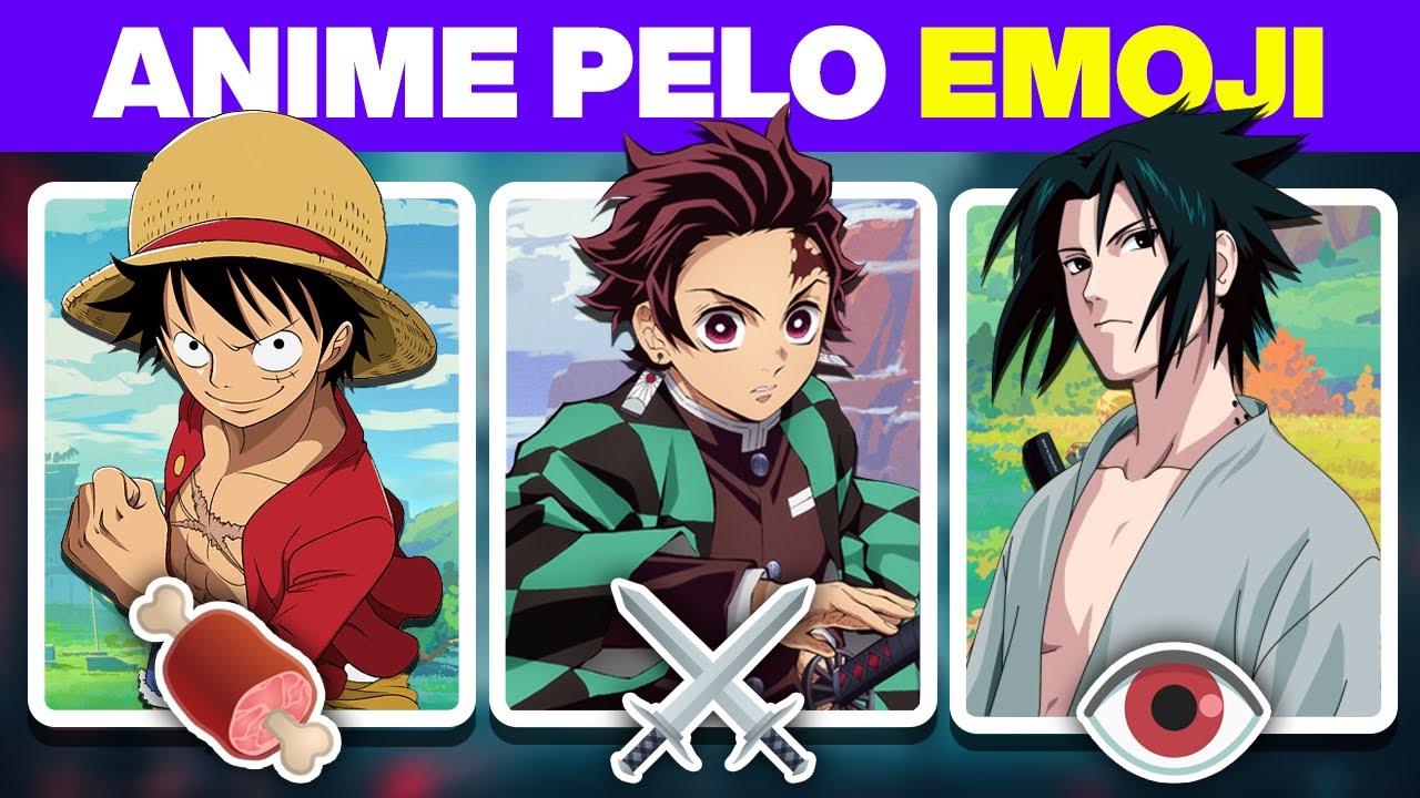 ADIVINHE O ANIME COM EMOJIS 🍥🎮 | Emoji Quizz com os Subs 💜