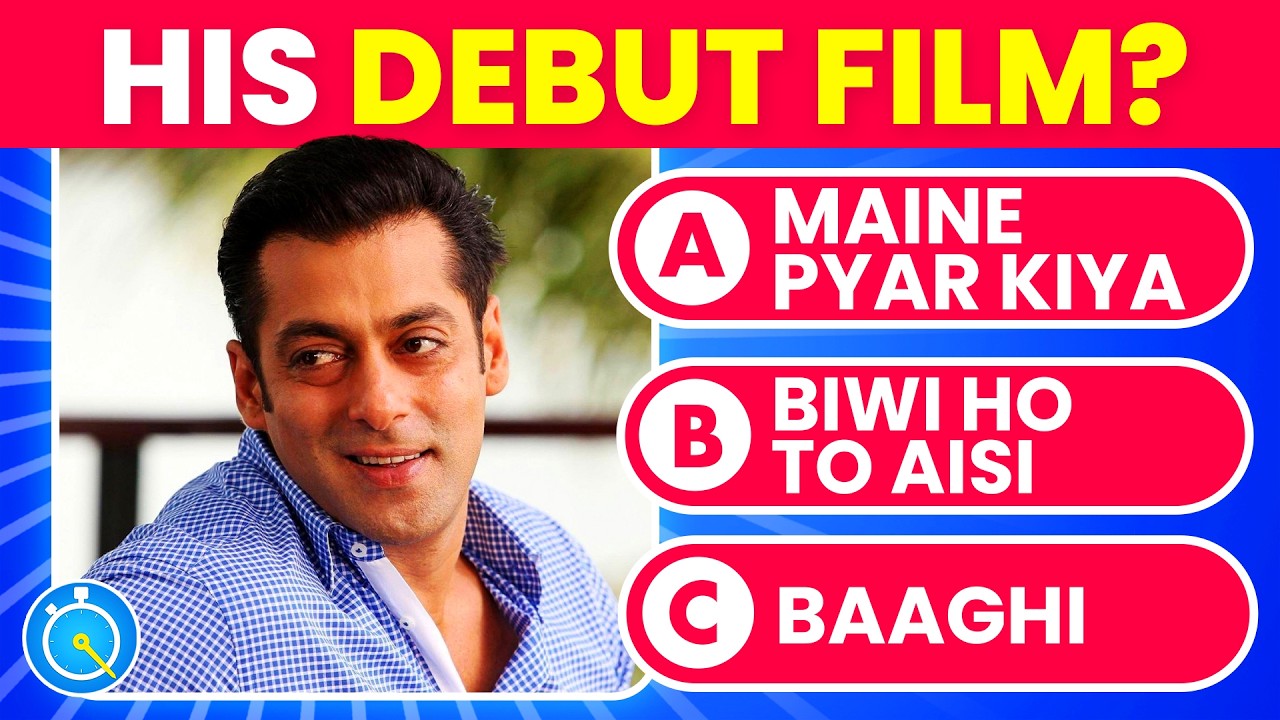 Salman Khan Quiz 🎬🔥 | How Well Do You Know Salman? | Quizzing Hour