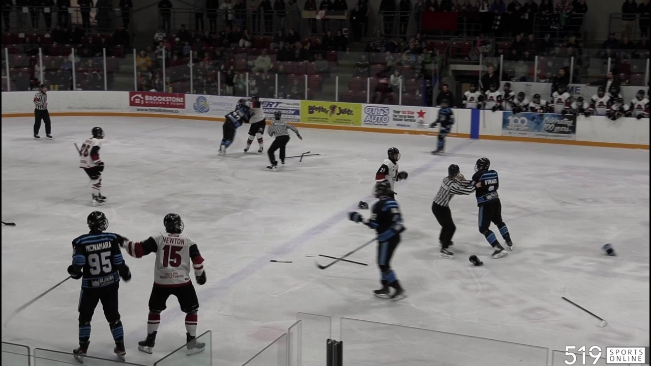 GOHL Playoffs (Game 3) - Caledonia Corvairs vs Cambridge RedHawks
