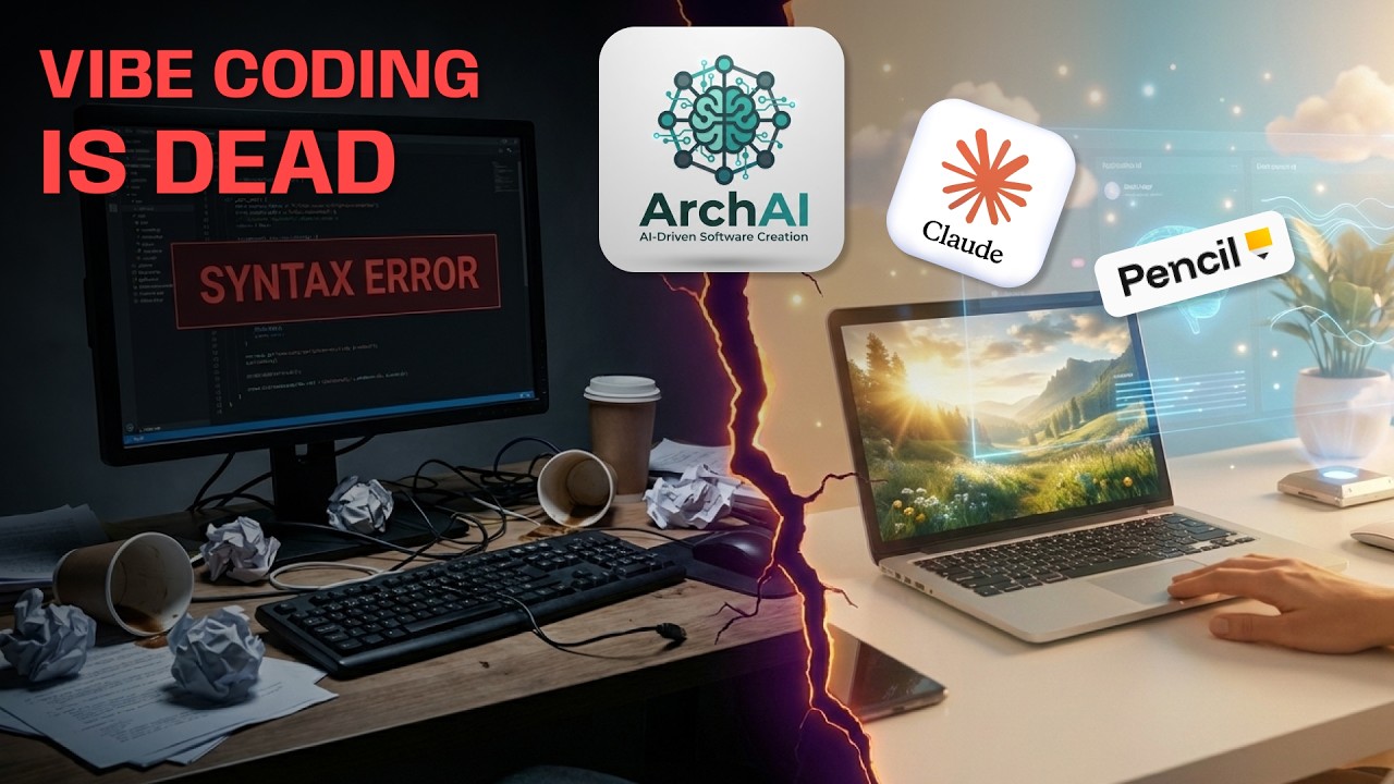 Agentic Programming: ArchAI + Pencil + Claude Code! Killer Combo for Your Project.
