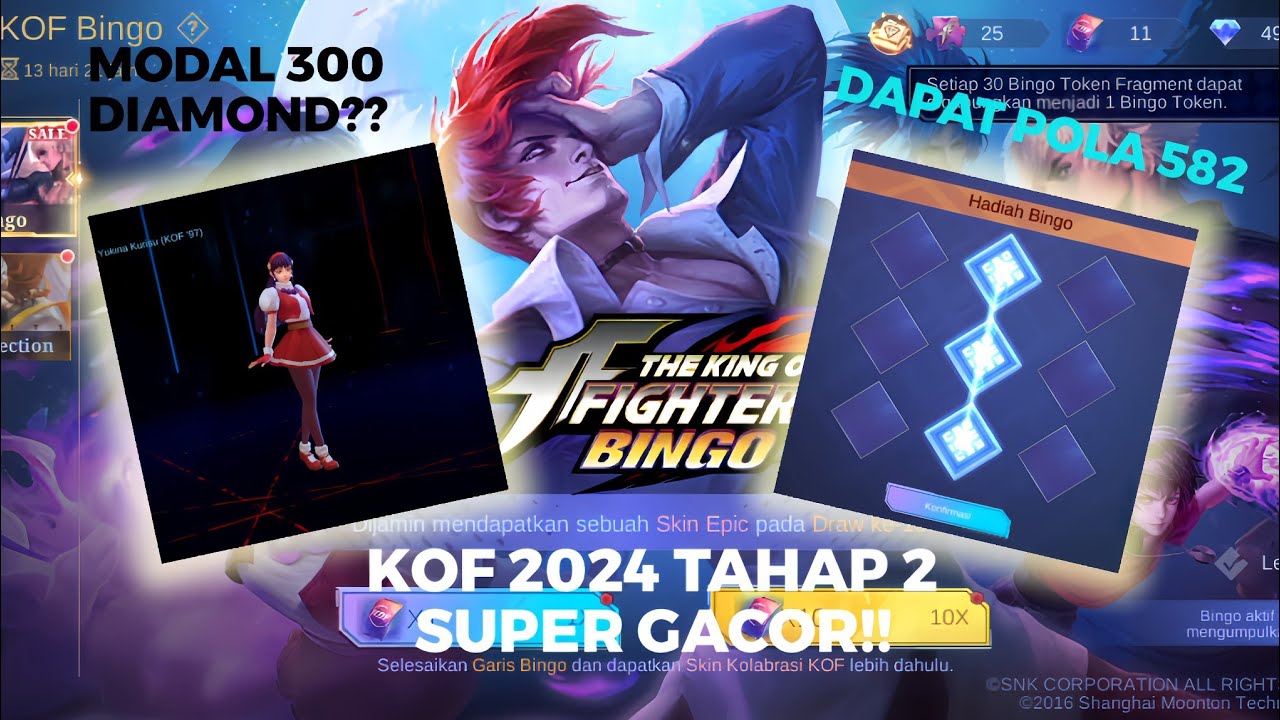 GACHA KOF 2024 - MALAH DAPAT POLA 582!!? HOKI PARAH - MOBILE LEGENDS