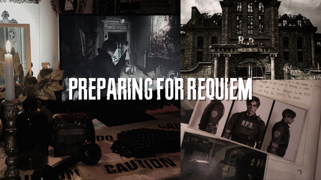 preparing for requiem | a chill resident evil vlog