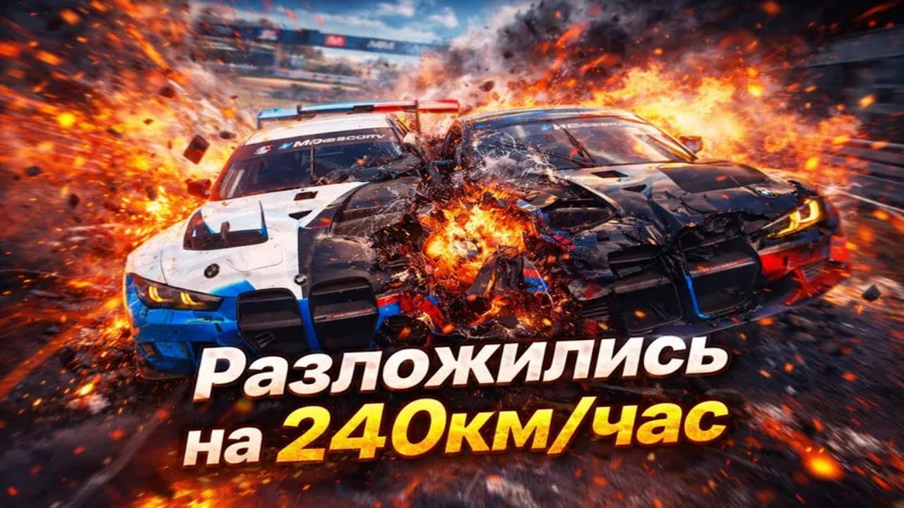 Продолжаем GT3 Sprint Cup на нюрбургринге / Жестко разложились