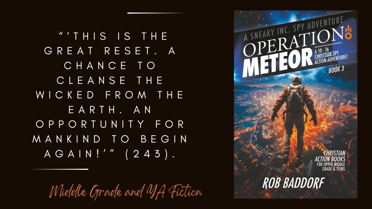 Book Review for Operation Meteor by Rob Baddorf (Middle Grade and YA Fiction)