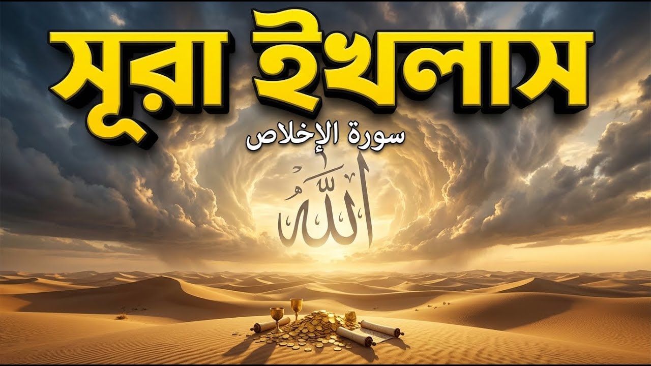 সূরা ইখলাস নাযিল হওয়ার কারণ | আল্লাহ কি স্বর্ণের তৈরি? | Surah Ikhlas Shan E Nuzul Bangla