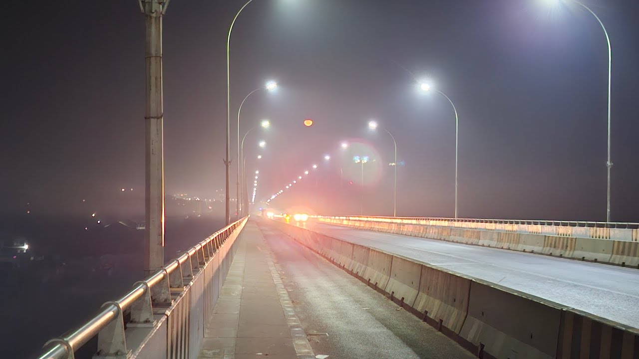 Khanjahan Ali Bridge 🌉, Khulna, Ruphsa. A beautiful night view of this bridge.....