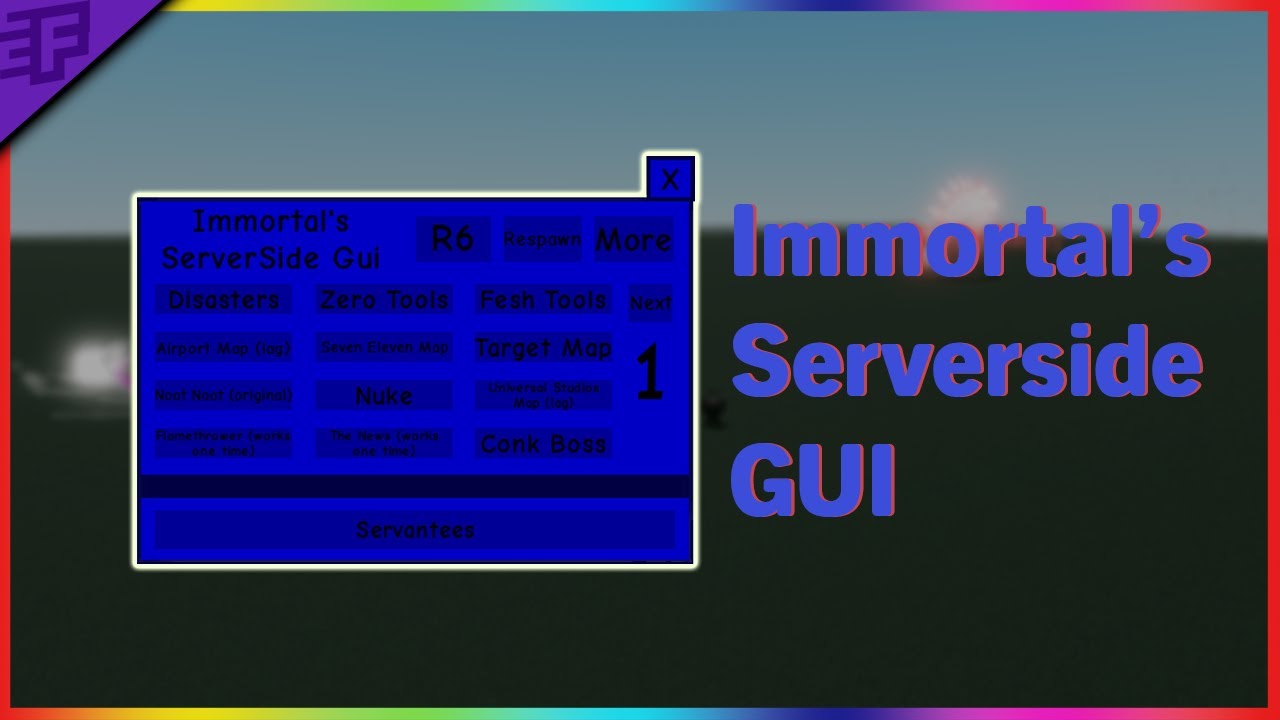 ROBLOX Serverside Showcase Immortals Serverside [FREE]
