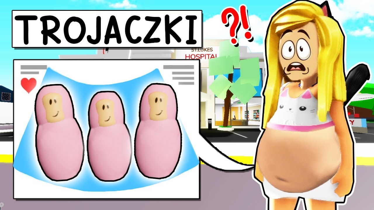 JESTEM W CIĄŻY Z TROJACZKAMI w Brokhaven Rp 😱 |Vito i Bella