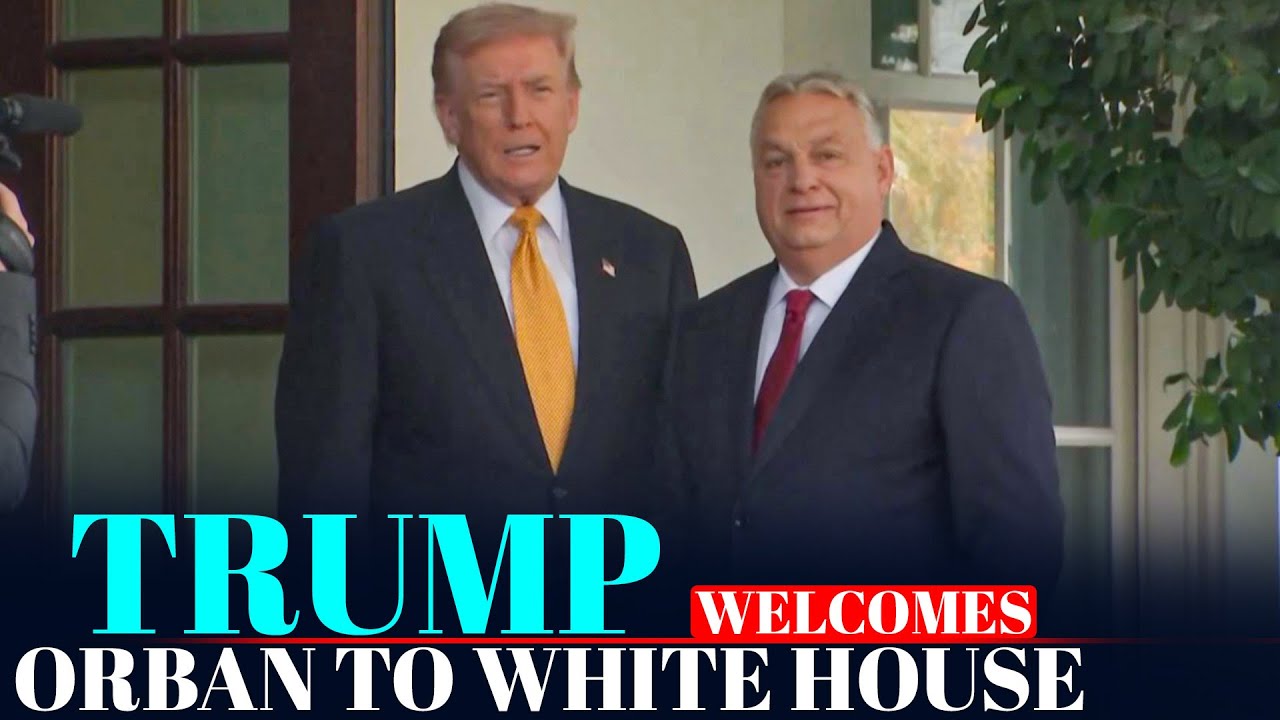 LIVE: US President Donald Trump Welcomes Hungarian PM Viktor Orban to the White House