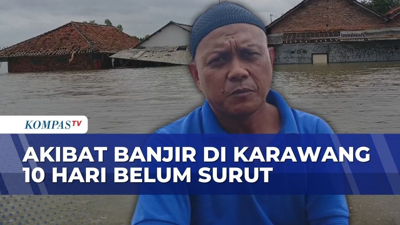 Banjir Tak Kunjung Surut, Desa di Karawang Terendam Air dengan Ketinggian hingga 3 Meter