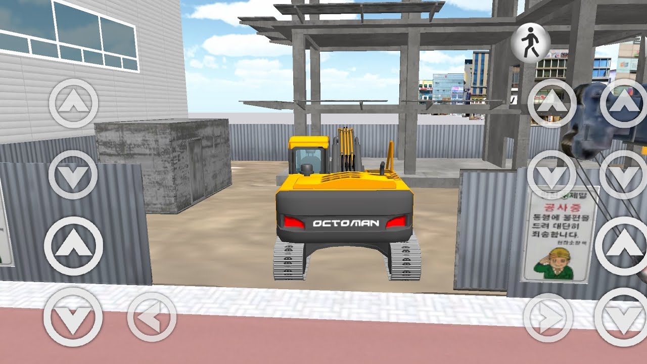 New Excavator i get on Construction And is So hard To Drive 😅 #excavator #3ddrivingclass2