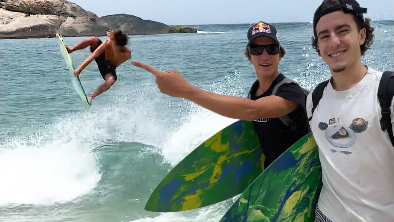 SKIMBOARD E SKATE NO RJ COM LUCAS FINK E 3SSKATERS