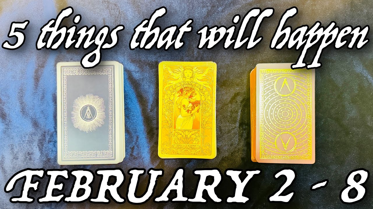 5 things coming to you from February 2 to 8 😍 PICK A CARD Tarot Reading 🔮