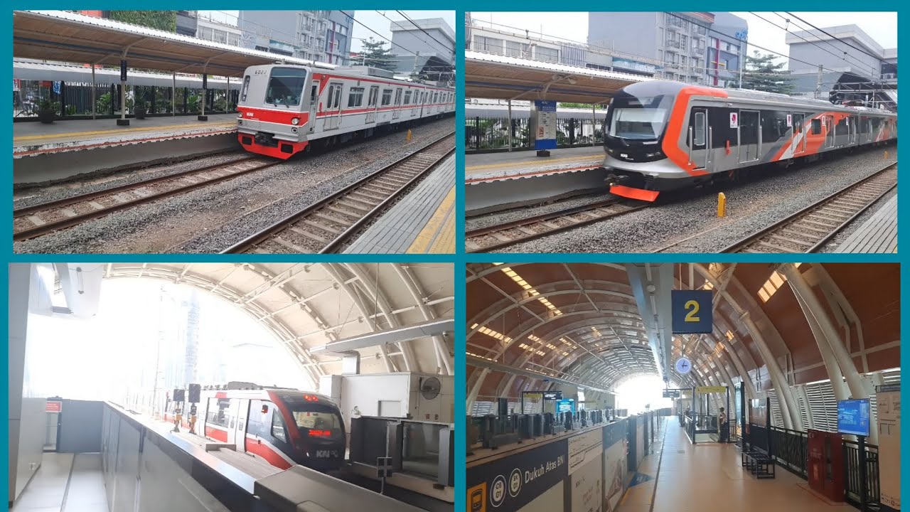 Melihat : Stasiun LRT Dukuh Atas Dan Stasiun Sudirman.