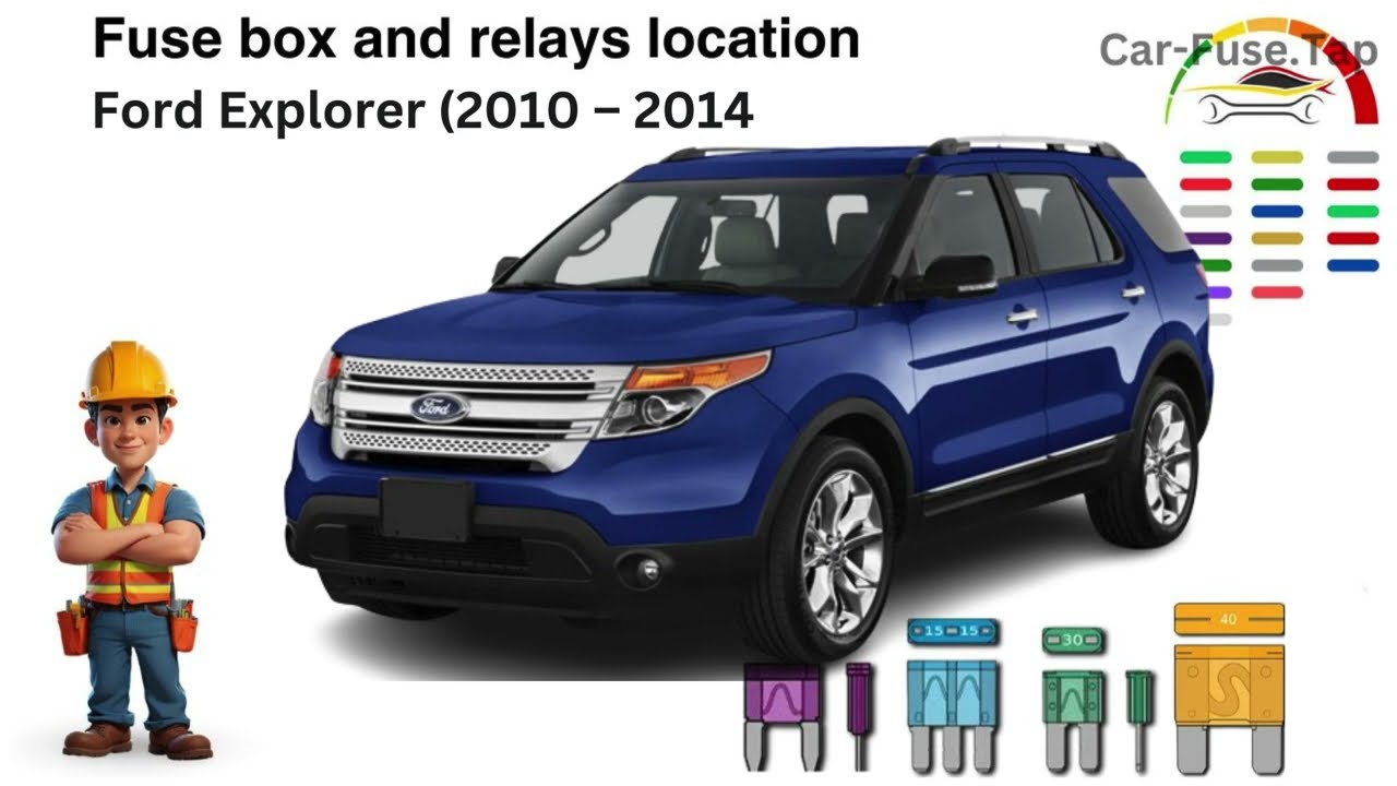 Fuse box location and diagrams: Ford Explorer (2011-2020