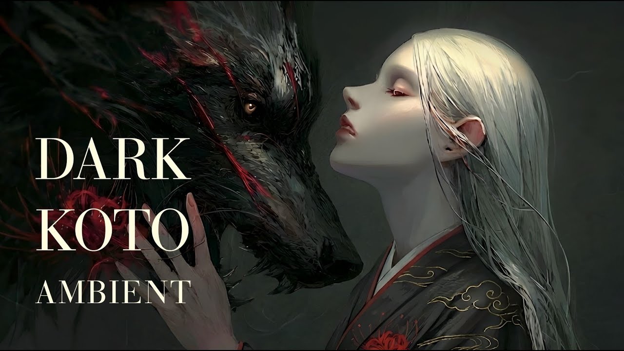 Dark Koto & Wolf Spirit Oath – Японский Тёмный Эмбиент | Чёрная Мико и Клятва Духа Волка