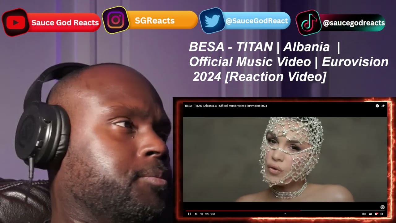 BESA - TITAN | Albania 🇦🇱 | Official Music Video | Eurovision 2024 | REACTION