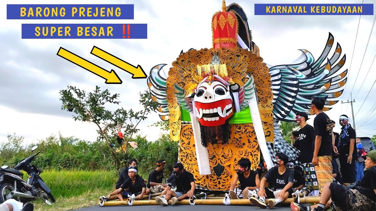 KARNAVAL CLURING 2025 DENGAN OGOH - OGOH DAN BARONG PREJENG SUPER BESAR 