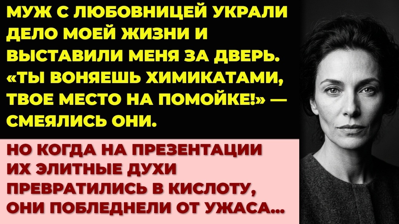 Муж украл мой труд за 5 лет и выгнал. Но 1 ошибка в формуле уничтожила их…